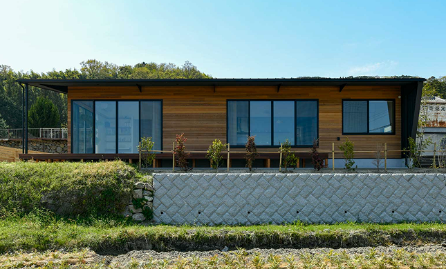 眺望を愉しむ平屋の家